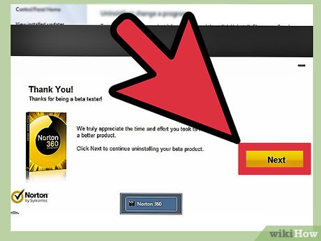 How to Uninstall Norton 360 2013 (Beta) Picture 10