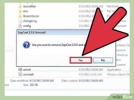 How to Uninstall SopCast Picture 11