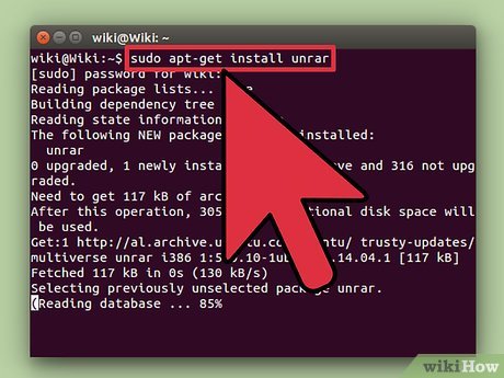 How to Unrar Files in Linux Picture 3