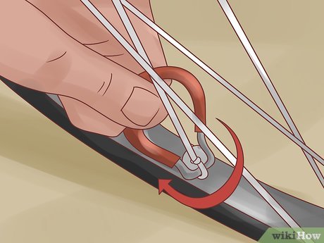 How to Unwobble a Bicycle Rim Picture 15