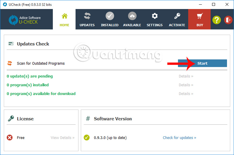 How to update software with UCheck on Windows Picture 5