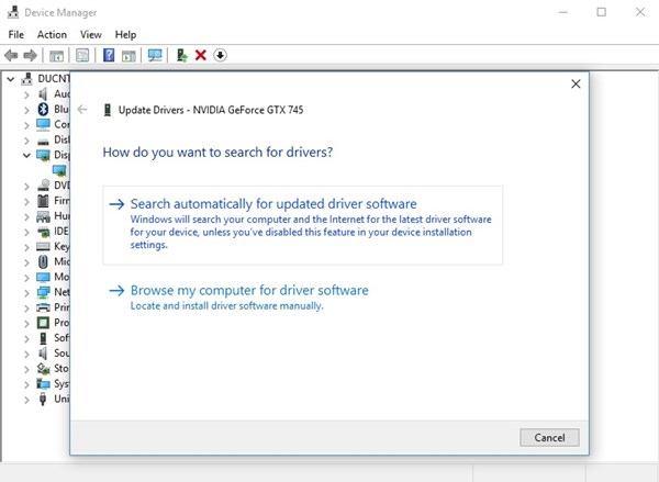 How to update the driver for NVIDIA video card Picture 3