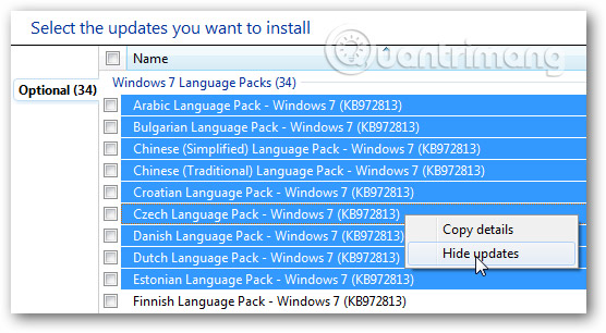 How to update Win 7, update Windows 7 to the latest version Picture 4