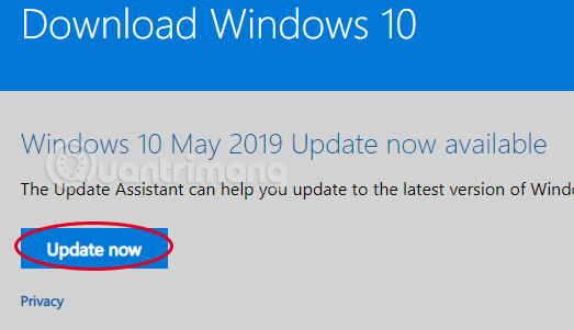 How to update Windows 10 to Windows 10 May 2019 (1903) Picture 1