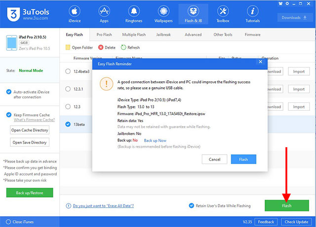 How to upgrade iPad OS for iPad on computer Picture 7