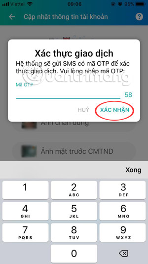 How to upgrade ViettelPay package Picture 7