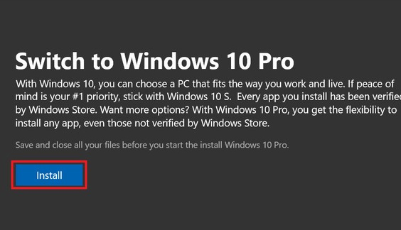 How to upgrade Windows S operating system to Pro version Picture 5