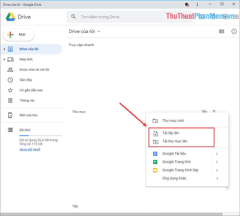 How to upload files to Google Drive, upload files to Google Drive Picture 10