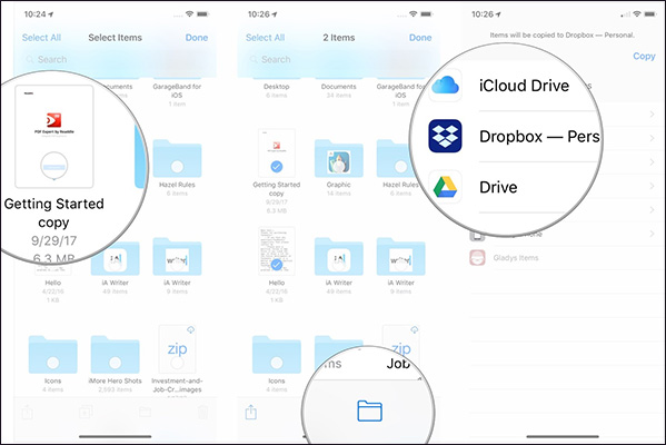 How to upload multiple files to Dropbox from iPhone at the same time Picture 5
