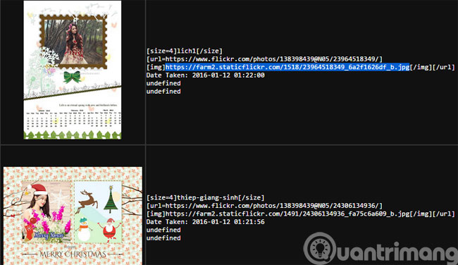 How to upload photos to Flickr and insert photos from Flickr into Blog, forum Picture 8