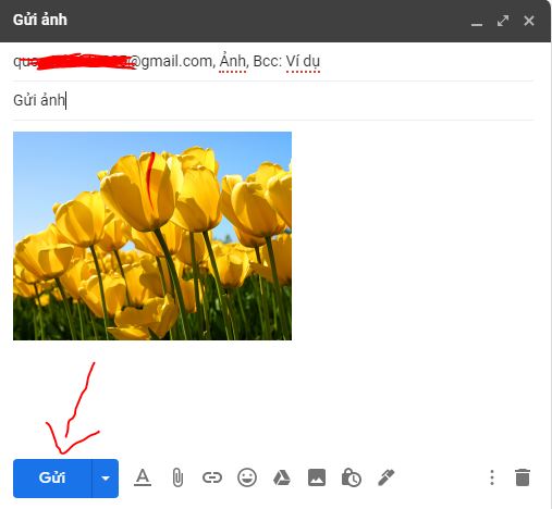 How to upload photos to Gmail using your phone and computer Picture 12