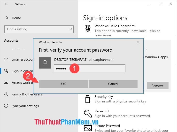 How to use a PIN to log in in Windows 10 Picture 12
