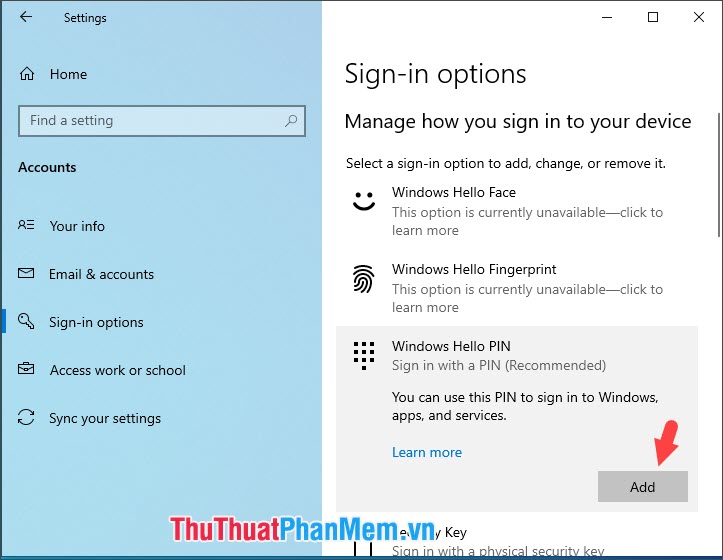 How to use a PIN to log in in Windows 10 Picture 7