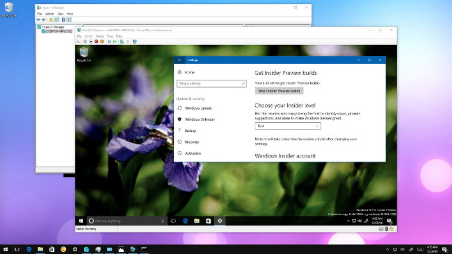 How to use a virtual machine to test Windows 10 Insider builds does not worry about system failure Picture 1
