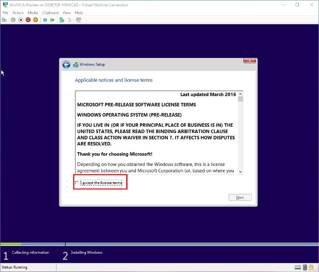 How to use a virtual machine to test Windows 10 Insider builds does not worry about system failure Picture 21