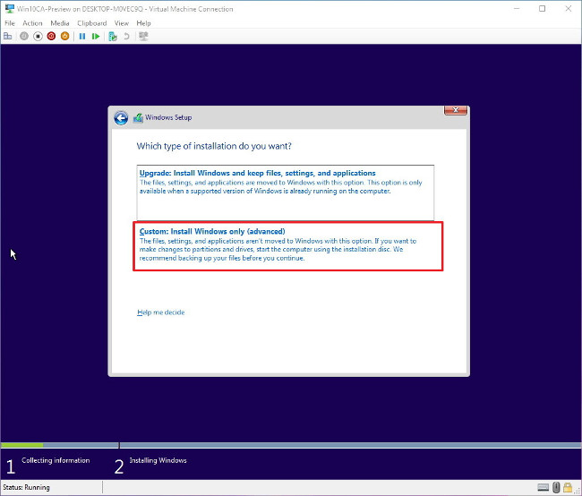 How to use a virtual machine to test Windows 10 Insider builds does not worry about system failure Picture 22