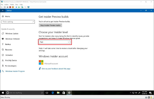 How to use a virtual machine to test Windows 10 Insider builds does not worry about system failure Picture 26