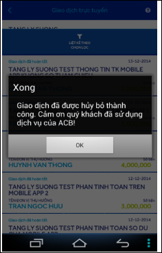 How to use ACB Online to send money and transfer money Picture 13