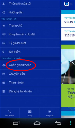 How to use ACB Online to send money and transfer money Picture 4