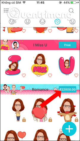 How to use AiMee to create a sticker from the face - TipsMake.com