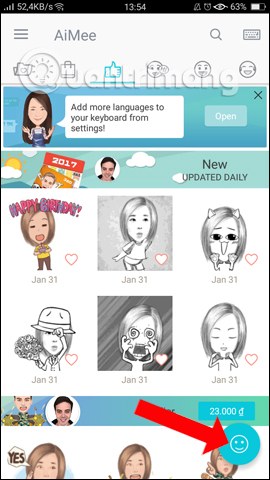 How to use AiMee to create a sticker from the face Picture 26