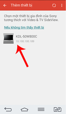 How to use Android phone control Sony TV Picture 4