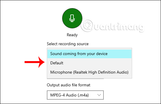 How to use Any Sound Recorder to record on Windows 10 Picture 2