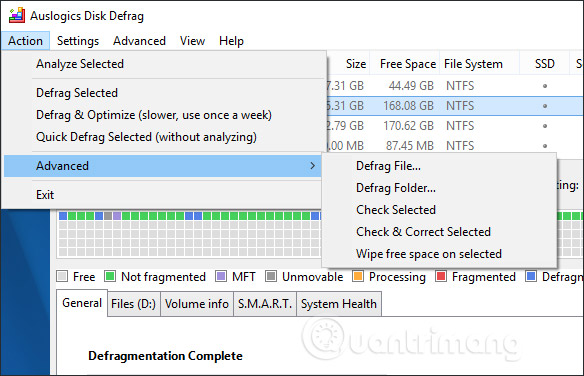 How to use Auslogics Disk Defrag to defragment your hard drive Picture 13