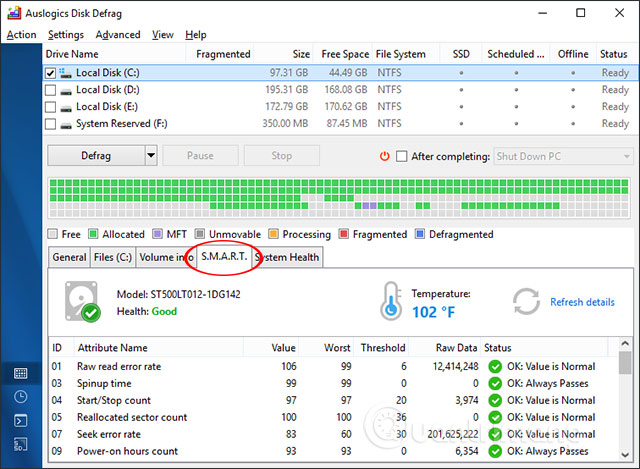 How to use Auslogics Disk Defrag to defragment your hard drive Picture 5