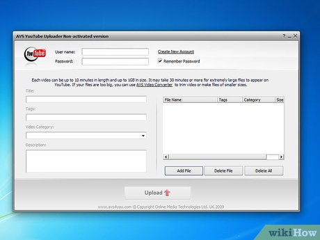 How to Use AVS YouTube Uploader Picture 1