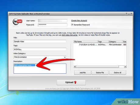 How to Use AVS YouTube Uploader Picture 10