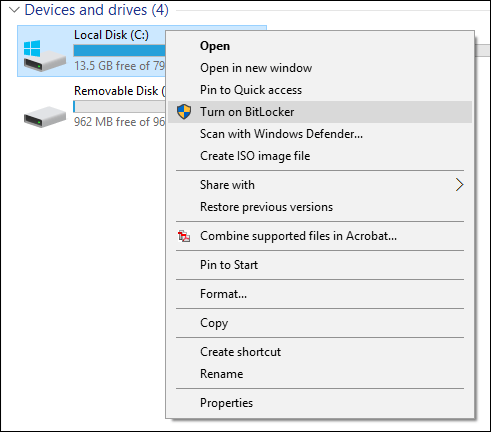 How to use Bitlocker to encrypt data on Windows 10 (Part 1)