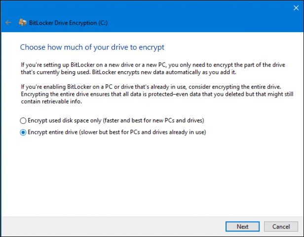 How to use Bitlocker to encrypt data on Windows 10 (Part 1) Picture 4