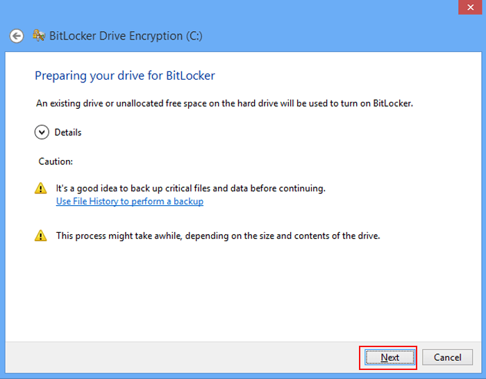 How to use BitLocker to encrypt data on Windows 8 Picture 11