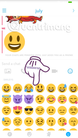 How to use Bitmoji in Snapchat Picture 11