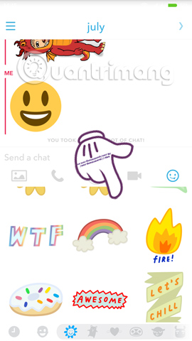 How to use Bitmoji in Snapchat Picture 12