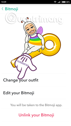 How to use Bitmoji in Snapchat Picture 7