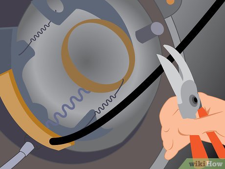 How to Use Brake Spring Pliers Picture 16