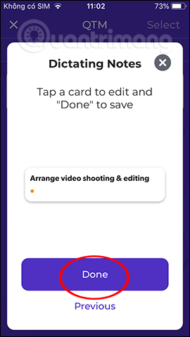 How to use Brill to create notes via voice on iPhone Picture 11