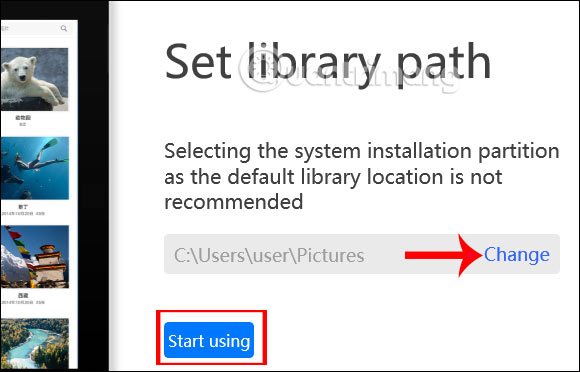 How to use Camera360 Photos to manage photos on Windows 10 Picture 1