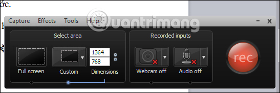 How to use Camtasia Studio to record a screen Picture 2