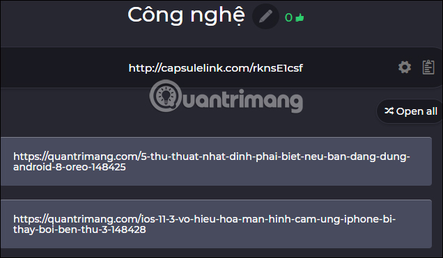 How to use CapsuleLink to create shared link groups Picture 7