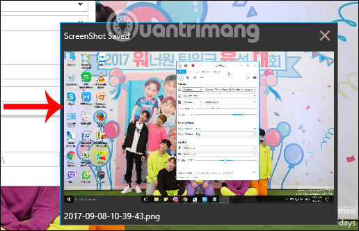How to use Captura to take photos, record, film screen of Windows 10 Picture 12