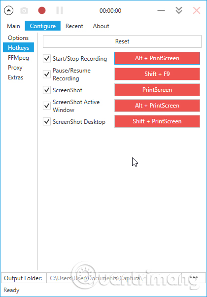 How to use Captura to take photos, record, film screen of Windows 10 Picture 16