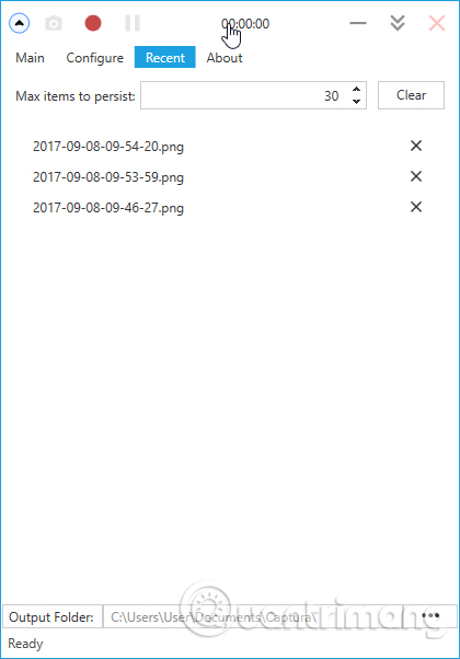 How to use Captura to take photos, record, film screen of Windows 10 Picture 17