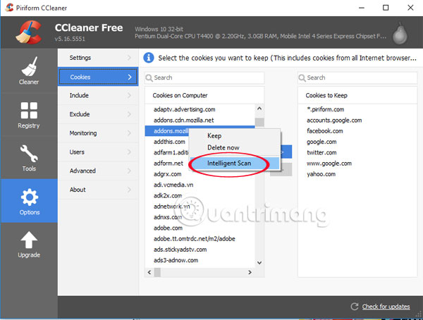 How to use CCleaner software to clean up computer trash effectively Picture 3