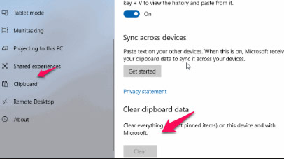 How to use Clipboard history in Windows 10 Picture 4