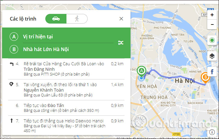How to use Coc Coc Map on your computer Picture 10