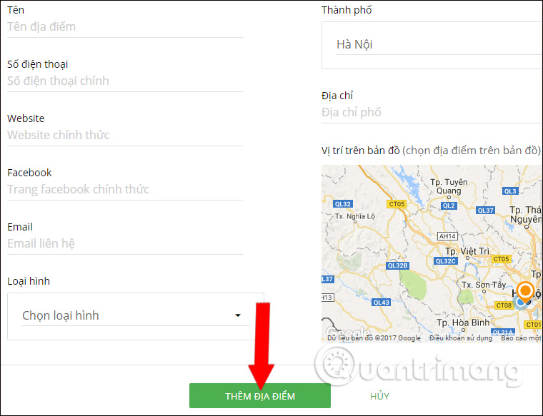 How to use Coc Coc Map on your computer Picture 12