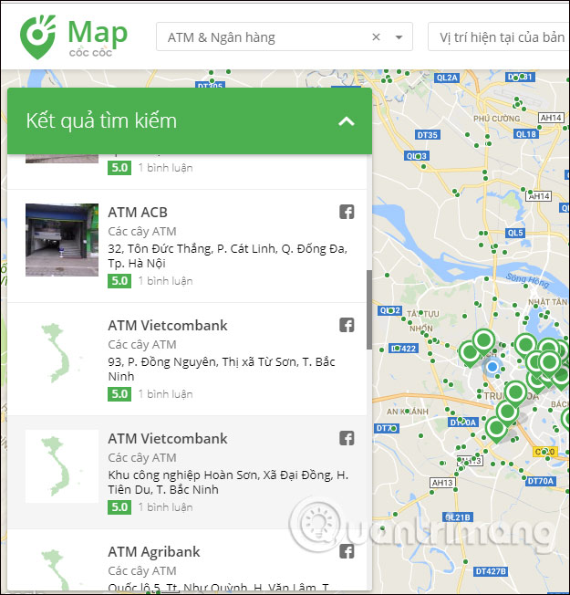 How to use Coc Coc Map on your computer Picture 2